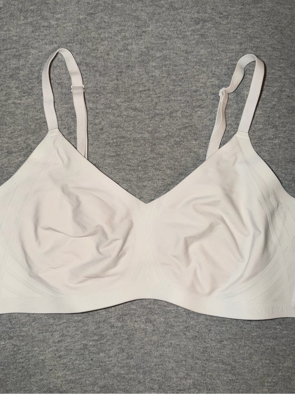 Honeylove Seamless White Wireless Comfort Bra